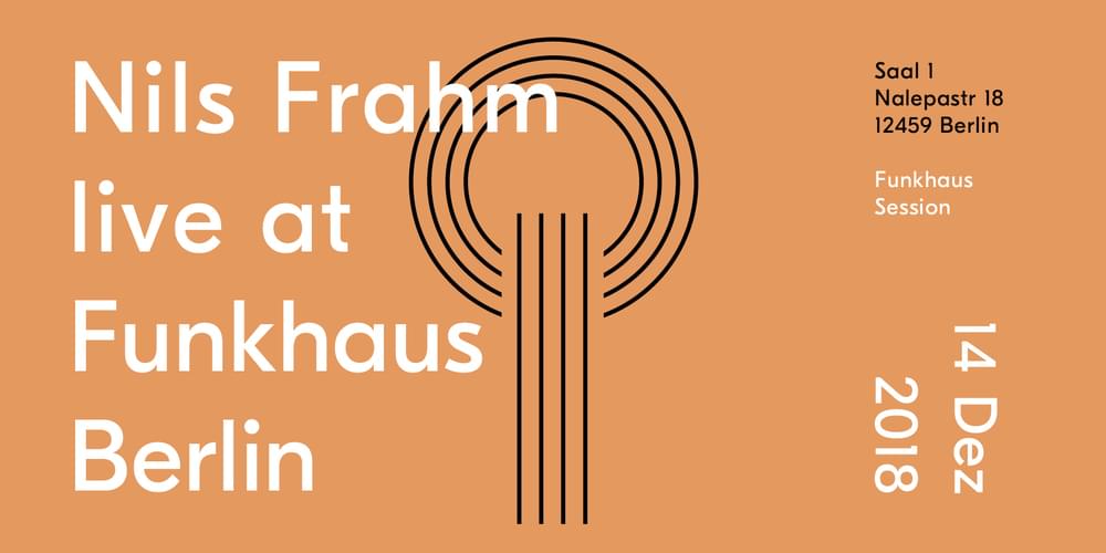 Tickets Nils Frahm,  in Berlin