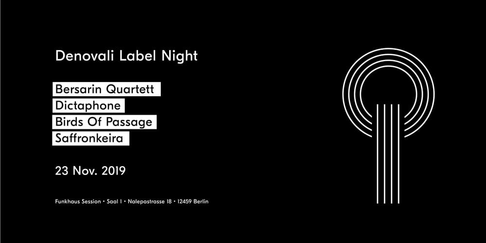 Tickets Denovali Label Night, live at Funkhaus in Berlin