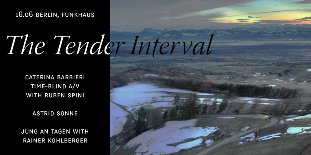 Tickets Caterina Barbieri presents The Tender Interval, live at Funkhaus in Berlin